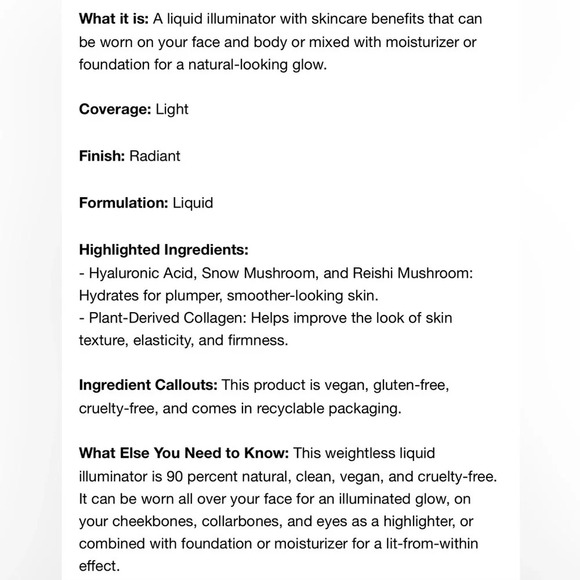 MILK Makeup Bionic Glow Illuminating Liquid Highlighter MIND READER - Picture 6 of 6